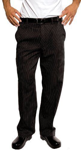 Chef Works PSER-GST Gray Stripe Professional Series  Pants  Size S