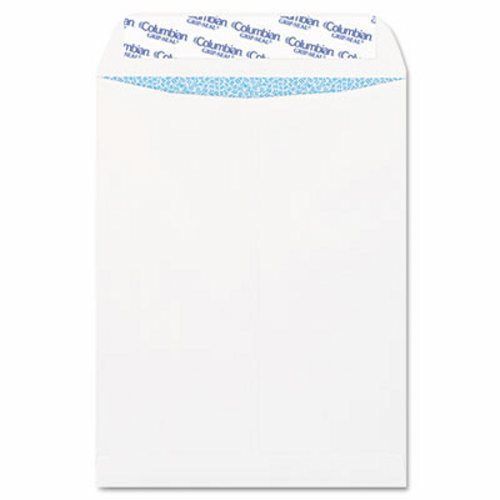Security Tinted Catalog Envelopes, 9 x 12, 28lb, White Wove, 100/BX (QUACO926)
