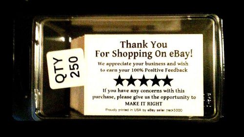 Qty 250 Thank You For Your eBay Purchase FB Label Sticker 3&#034; x 2&#034;