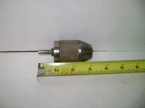 Vintage Machinist 1/2 inch Drill Chuck with 1/4 inch shaft