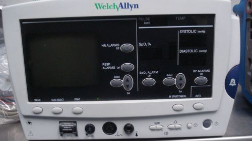 Welch Allyn Atlas 6200 Vital Signs Monitor ECG NIBP SAO2 Printer W/Accessories