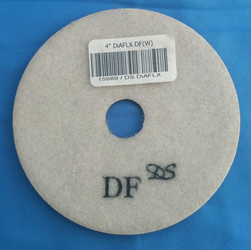 DS Diaflx Granite Diamond Polishing Wet buff Pad 4 inch Final Grit Buff White