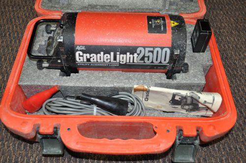 AGL Gradelight 2500 Pipe Laser - Remote Controlled - Topcon Spectra - BARGAIN