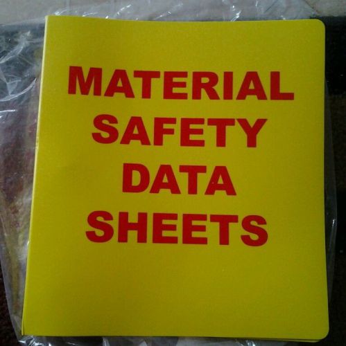 Brady Prinzing Y237248 MSDS Right To Know Compliance wall hanging binder