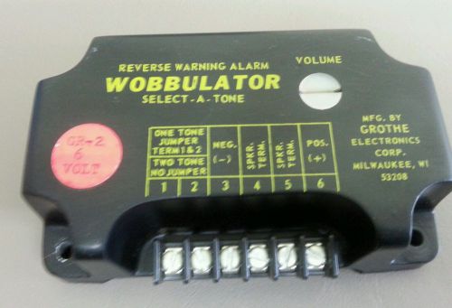 Grothe Electronics Used GR-2  6 volt Reverse Warning Alarm Wobbulator