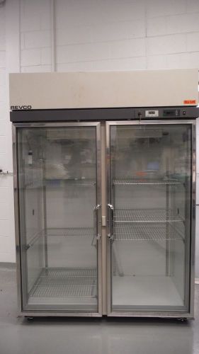 Revco Double Glass Door Refrigerator Model REC5004A20
