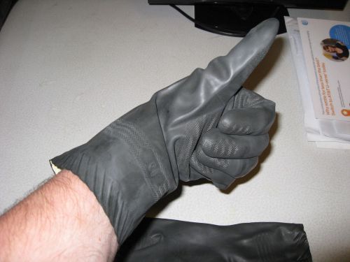 (5) pair best #723 size 10 extra large neoprene chemical resistant glove new! for sale