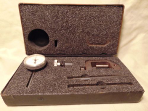 Central Tool Company Universal Dial Test Indicator Test Set Jeweled 201 w/ Case