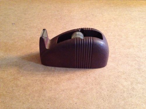 Vintage Cast Iron Scotch Tape Dispenser, Heavy WHALE TAIL, USA Tape Roll Holder