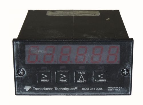 Transducer Techniques DPM-3 Digital Load Cell Meter Panel Mount AC/DC /Warranty