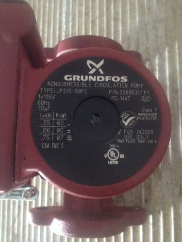 Grundfos 3 Speed Circulator Pump