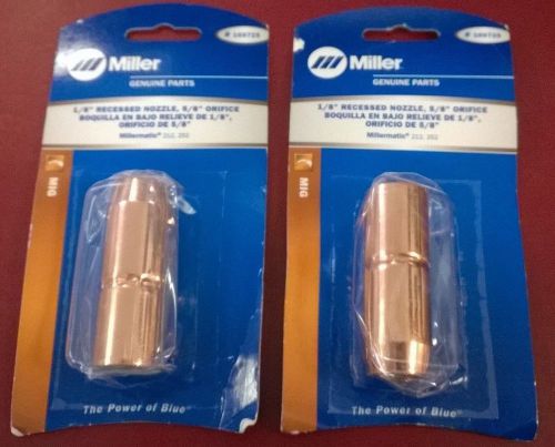 Miller 169725 lot of 2 1/8&#034; recessed nozzle 5/8&#034; orifice genuine new for sale