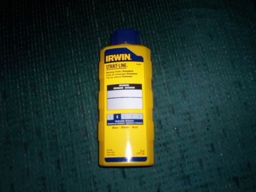 New IRWIN STRAIT LINE 64901 Marking Chalk Refill Blue 8 Oz With Free Shipping
