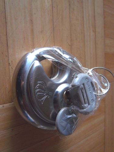 Chateau c99x 2.75&#034; round security lock w/key silver for sale