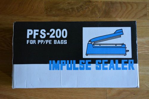 Impulse Sealer 8&#034; PFS-200mm with Poly Bag Roll included