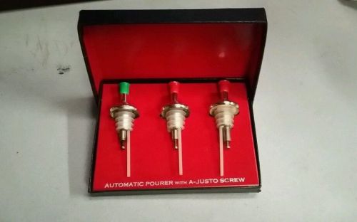 VINTAGE AUTOMATIC  POURERS WITH A-JUSTO SCREW