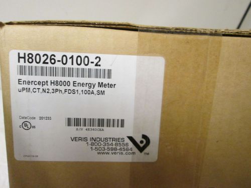 New in box quality seal intact veris h8026-0100-2 energy meter great deal for sale