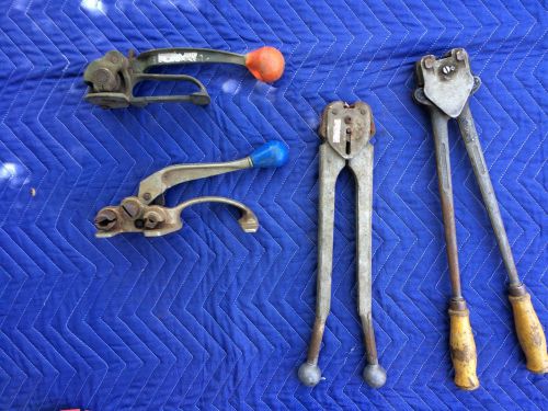 MIP SIGNODE STANLEY Asstd. strap tensioner sealers crimpers 3/8&#034; - 3/4&#034; USED LOT