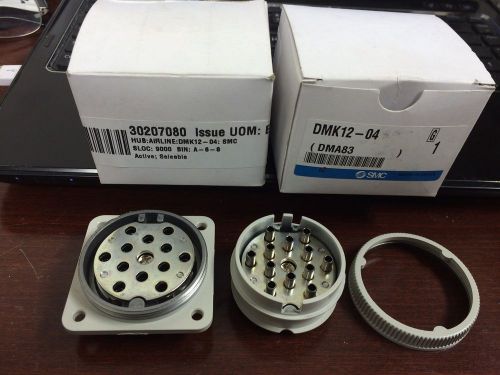 Smc dmk12-04 multi-connector with one touch fitting 12-tubes, 4mm (nib) for sale