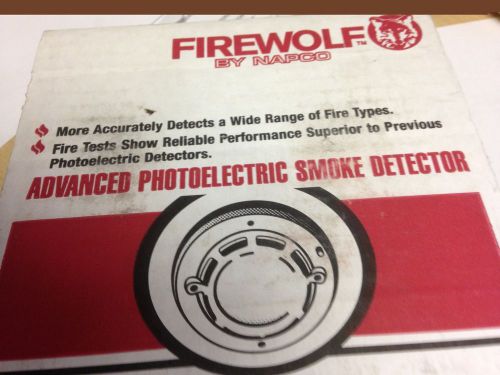 NAPCO FW-2 Firewolf Advanced Photoelectric Smoke Detector 2 WIRE