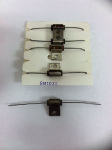 Lot Of 5 Allen Bradley GM1025 Carbon Composition Resistors