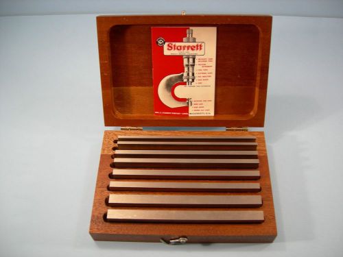 Starrett No. S384KZ Set of Four Parallels in Fitted Case Toolmakers Machinists