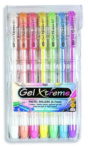 Yasutomo Gel Xtreme Pastel Set, 7 color set (Yasutomo GX1017)