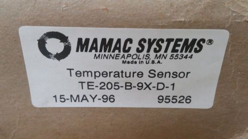 Mamac Systems Duct Temperature Sensor  te-205-b-9x-d-1