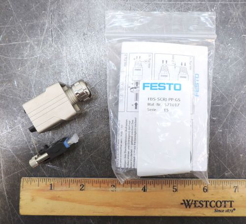 FESTO FBS-SCRJ-PP-GS SERVICE PLUG CABLE CORD END CONNECTOR NEW