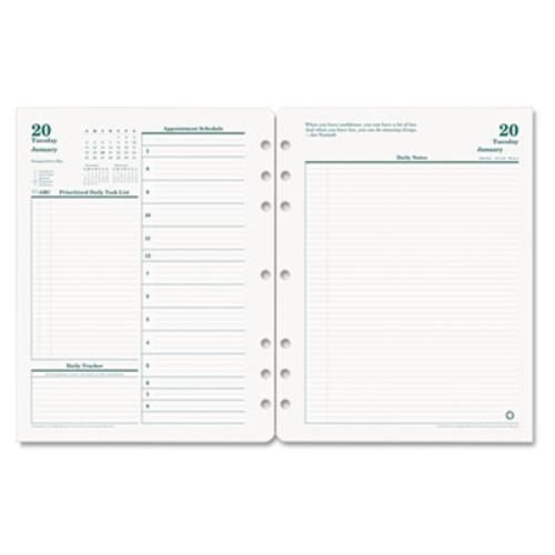 Franklin Covey Monarch Planner Refill - Daily - 8.50&#034; X 11&#034; - 1 Year - (3542715)