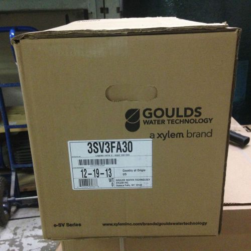 Goulds 3sv3fa30 3 stg esv stainless vertical water pump liquid end grundfos cr3 for sale