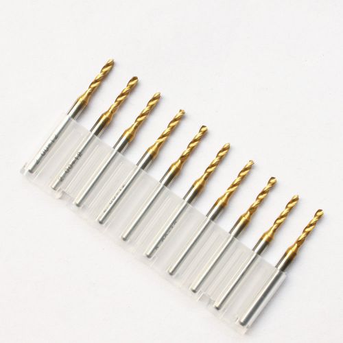 New 5pcs 1/8&#034; titanium coated carbide micro drill bits cnc pcb 2.0mm for sale