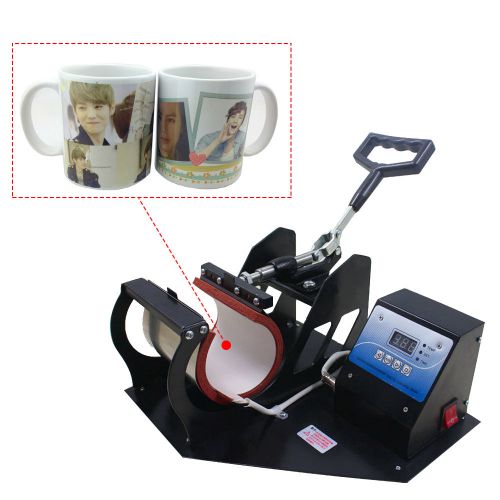 Sublimation Mug Cup Heat Press Transfer Machine, DIY Mug Cup Machine