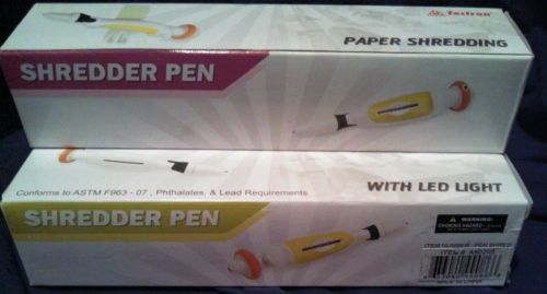 shredder pen led light shred