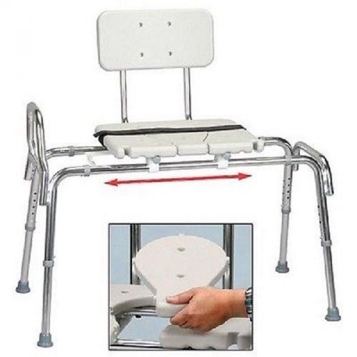 Heavy-Duty Sliding Tub Transfer Bench Cut-Out Seat, Bariatric to 400# PHOENIX
