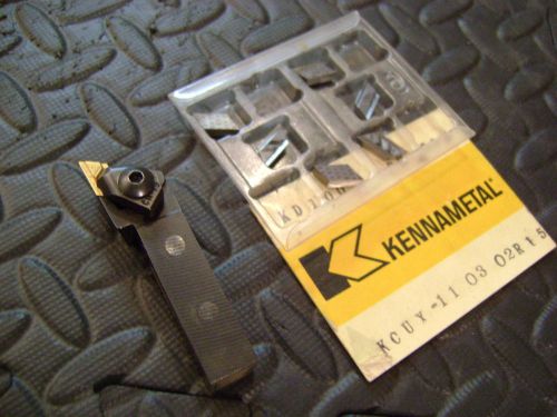 Kennametal NKLCR-0805 Indexable Insert Tool Block w 6 Inserts, 1/2&#034; Shank