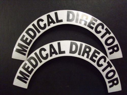 CRESCENTS  PAIR MEDICAL DIRECTOR  FOR FIRE HELMET OR HARDHATS