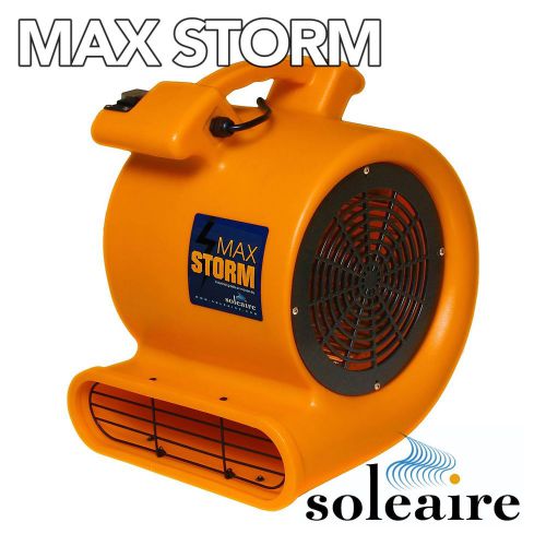 Soleaire® Max Storm 2800 CFM Air Mover Floor Dryer Blower Snail Fan ORANGE