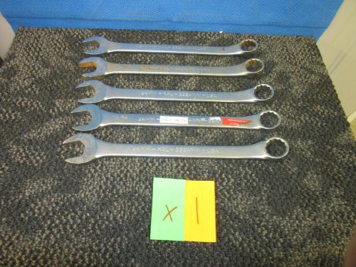 5 KAL OPEN CLOSED END WRENCHES WRENCH METRIC 24MM 3224MM USA TOOL USED