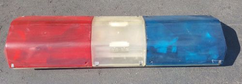 USED Excalibur Code 3 Police Light Bar Blue/Red/Clear Public Safety Equipment