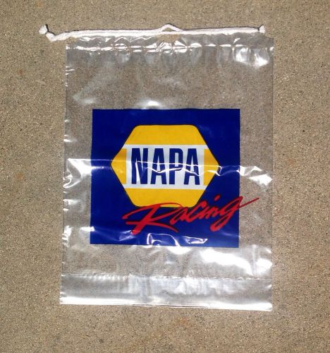 Napa Racing plastic bags with string on top to pull And Close 16&#034; X12&#034; LOT OF 15