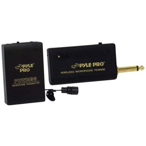 Pyle Pro PDWM96 Lavalier Wireless Microphone System 60&#039; Range