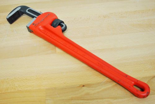 Snap On Tools PW18C External 18&#034; Standard Steel HD Pipe Wrench 2-1/2&#034; Capacity