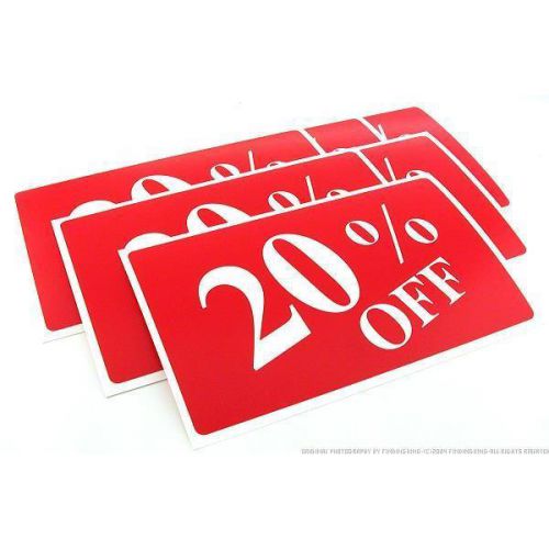 6 20% Off Plastic Message Display Signs