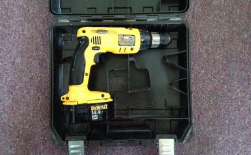 Dewalt Dw996  1/2&#034; Cordless Hammer Drill in Case/ 1 Battery 14.4V
