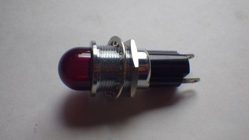 LAMP SOCKET WITH LENS RED 125V 75W 3/4&#034; NNB