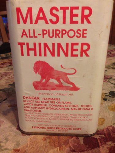 PETRONIO SHOE PRODUCTS CORP. MASTER ALL-PURPOSE THINNER 1QUART