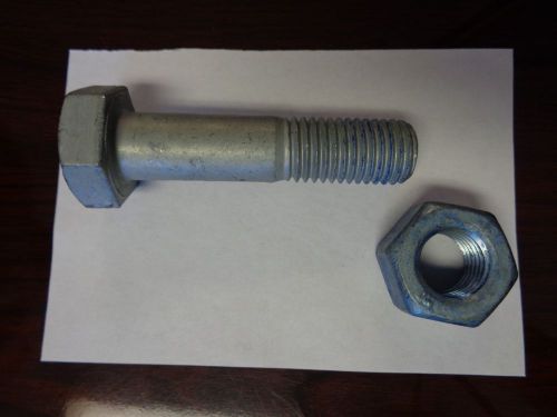 3/4-10 x 3-1/2  A325 Structural Bolts Galvanized *with Nuts * Quantity  10