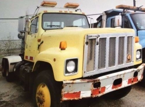 1999 international 2574 winch / semi t/a truck w/ dual line wet kit for sale
