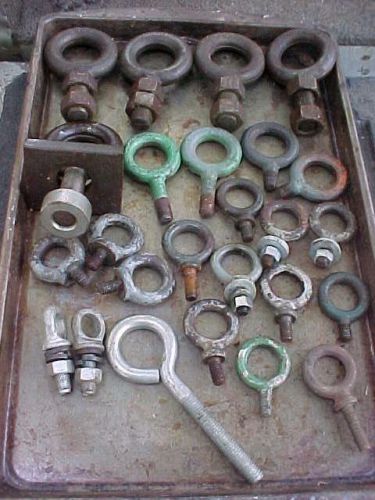 25 Toolmaker DIE RINGS HOIST LIFTING LOT Malleable Iron Unknown